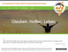 Tablet Screenshot of efg-kulmbach.de